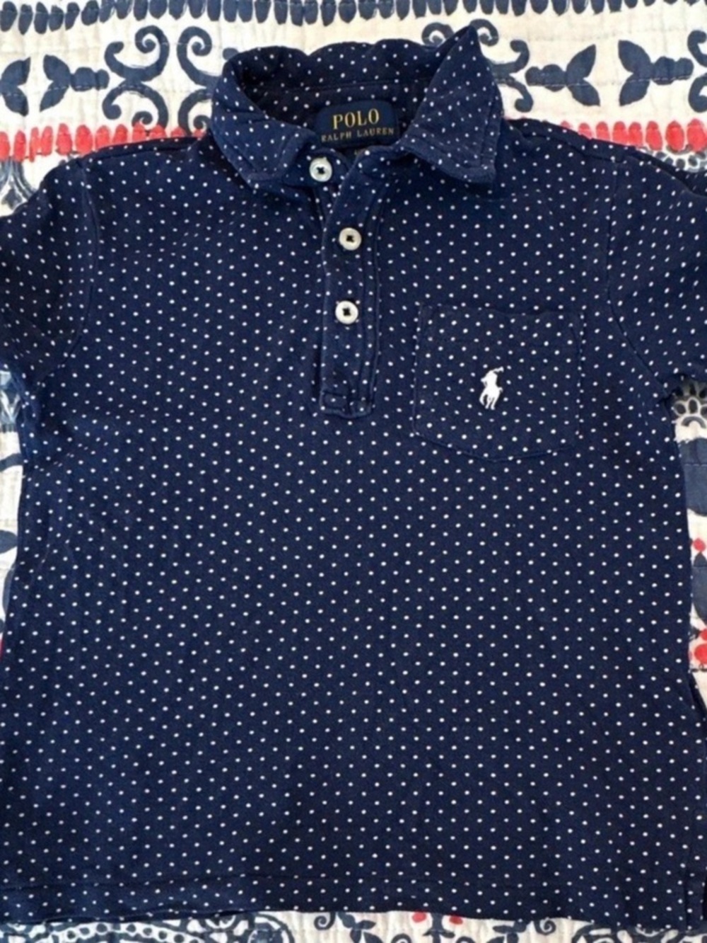 Polo Ralph Lauren Boys 4T Polo Shirt Blue & White